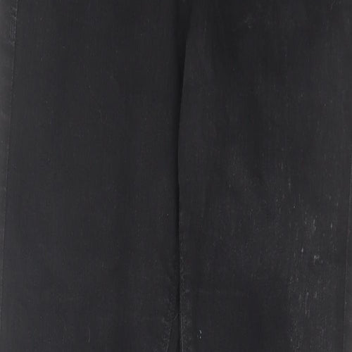 Denim & Co. Womens Black Cotton Skinny Jeans Size 10 L30 in Regular Zip