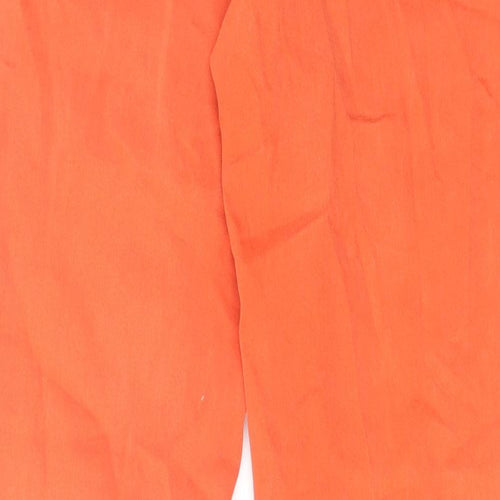 Gap Womens Orange Cotton Tapered Jeans Size 10 L29 in Regular Zip