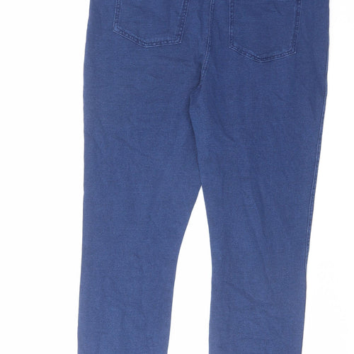 Papaya Womens Blue Cotton Jegging Jeans Size 14 L28 in Regular
