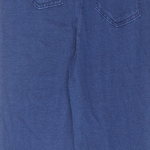 Papaya Womens Blue Cotton Jegging Jeans Size 14 L28 in Regular