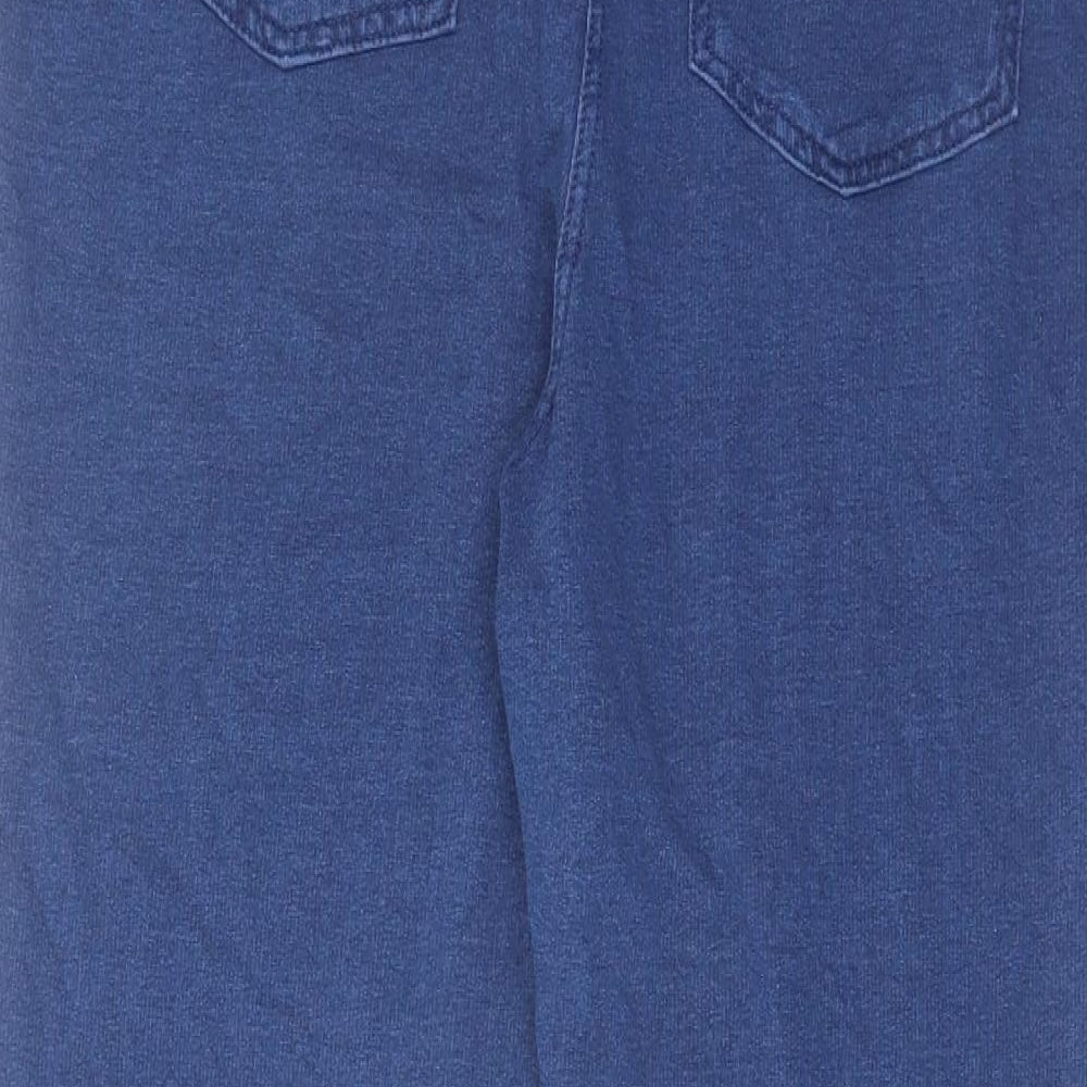 Papaya Womens Blue Cotton Jegging Jeans Size 14 L28 in Regular