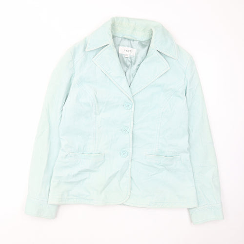NEXT Womens Blue Jacket Blazer Size 16 Button