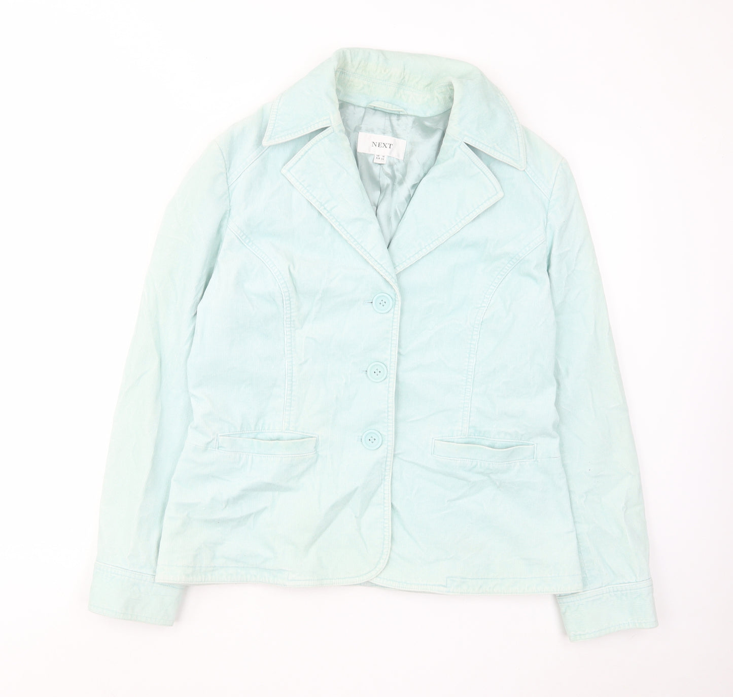 NEXT Womens Blue Jacket Blazer Size 16 Button