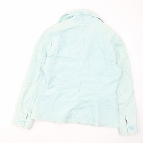 NEXT Womens Blue Jacket Blazer Size 16 Button