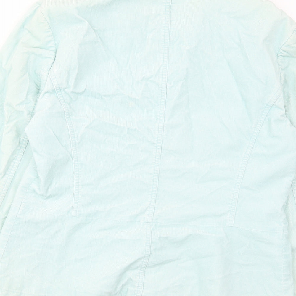 NEXT Womens Blue Jacket Blazer Size 16 Button