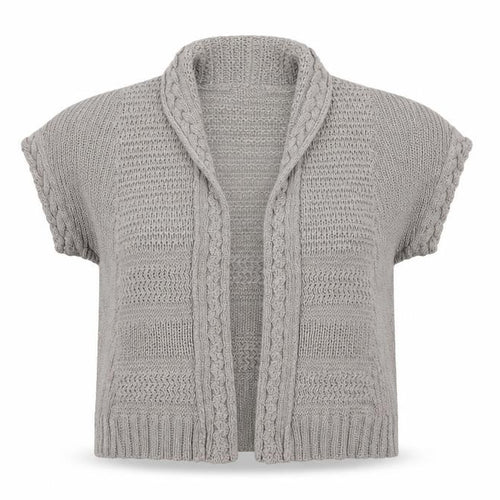 Marks and Spencer Womens Grey V-Neck Acrylic Cardigan Jumper Size 18