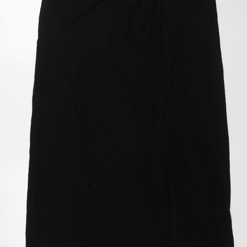 NEXT Womens Black Viscose Maxi Skirt Size 18
