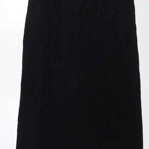 NEXT Womens Black Viscose Maxi Skirt Size 18