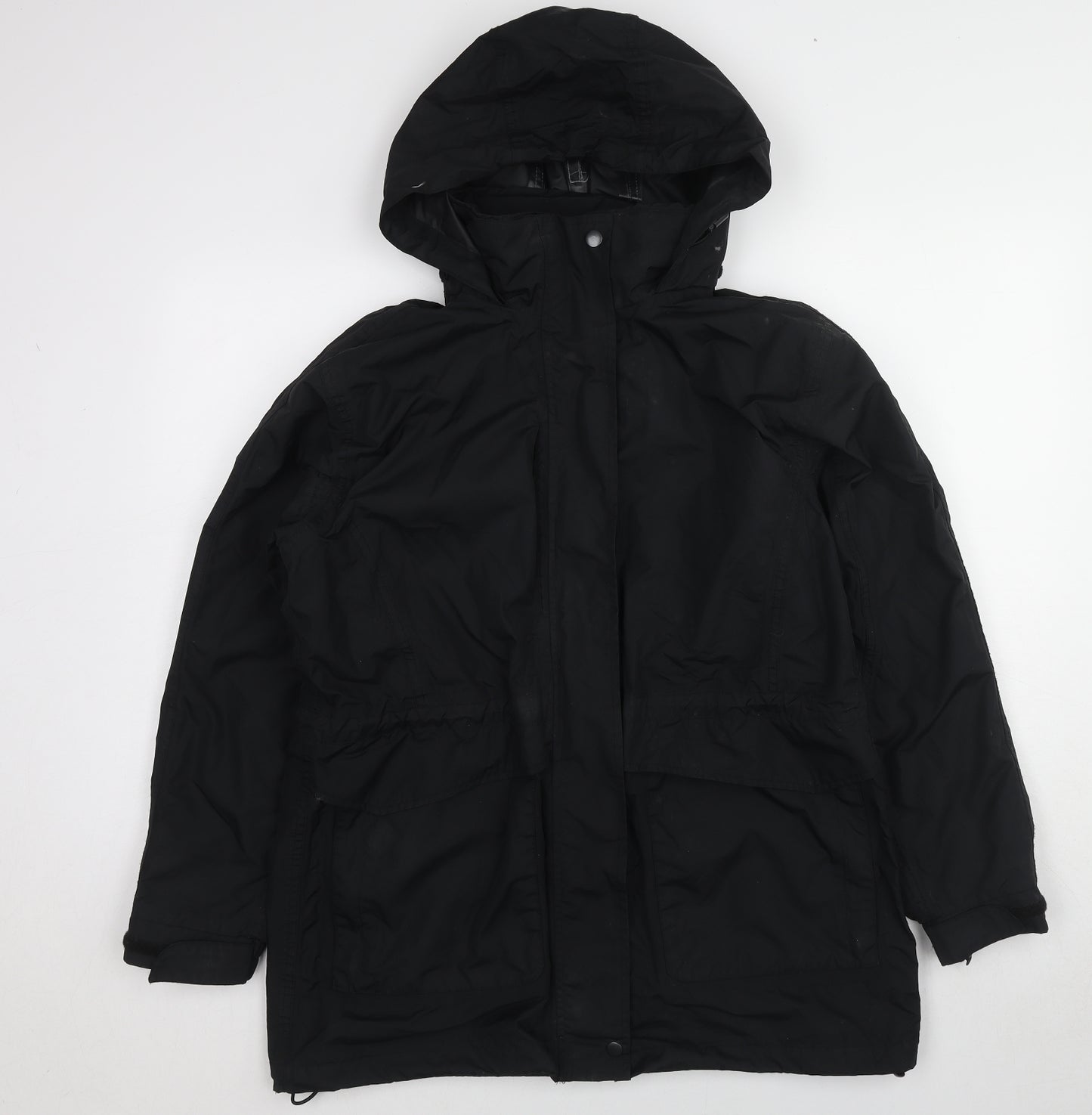 Regatta Womens Black Windbreaker Jacket Size 14 Zip