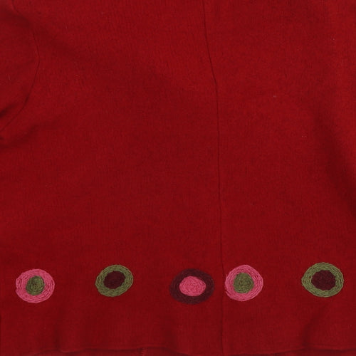Henrietta Park London Womens Red Jacket Size XL Button