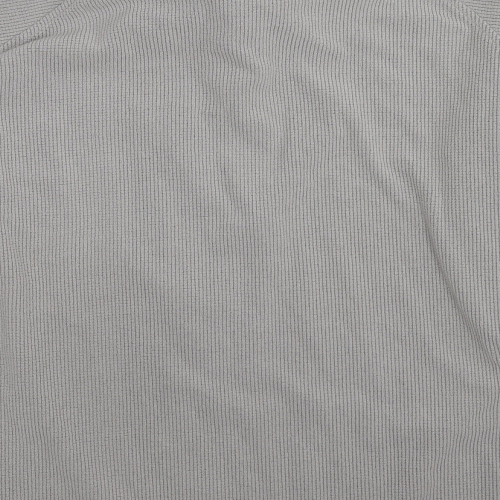 Technicals Mens Grey Polyester Pullover Sweatshirt Size L - Textured