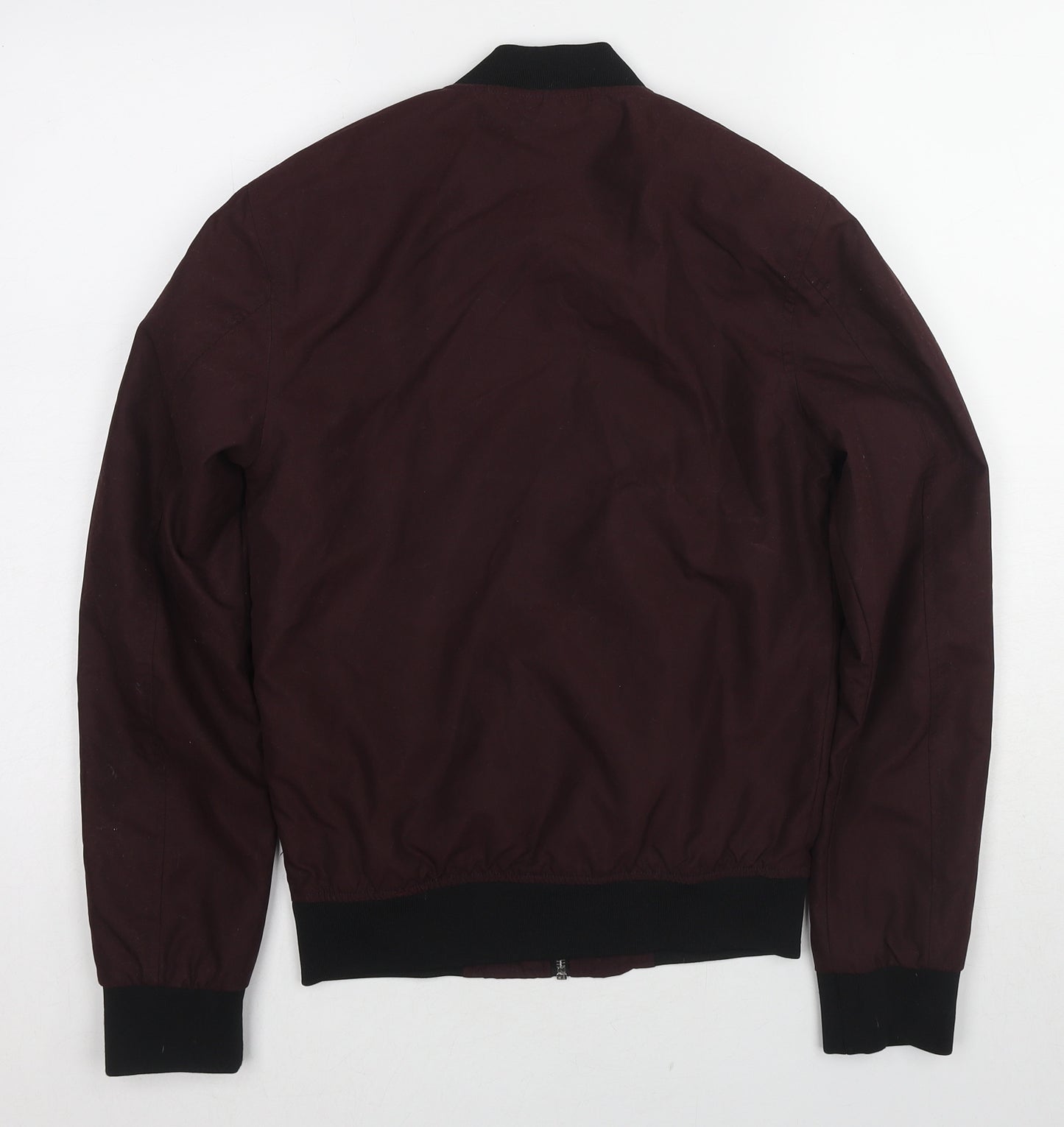 River Island Mens Red Jacket Size 2XS Zip