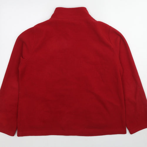 EWM Womens Red Jacket Size 18 Zip - Size 18-20