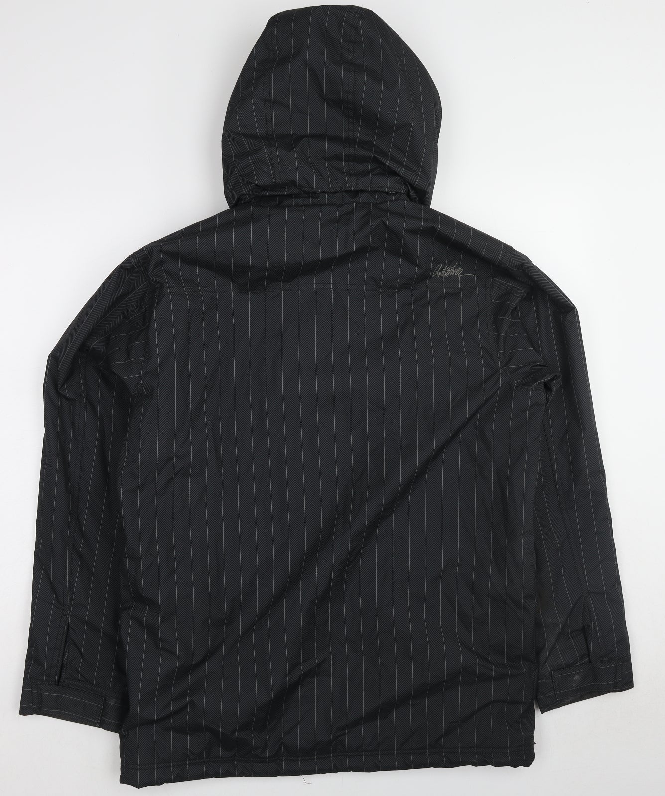 Quiksilver Mens Black Jacket Size S Zip