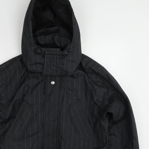 Quiksilver Mens Black Jacket Size S Zip