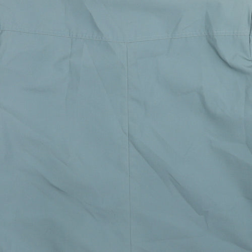 David Barry Womens Blue Jacket Size 18 Button