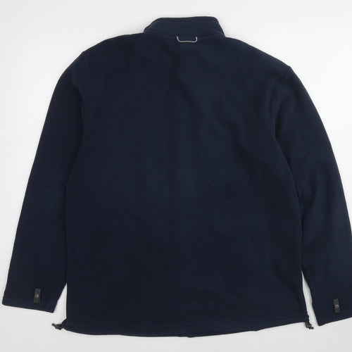 The North Face Mens Blue Jacket Size L Zip