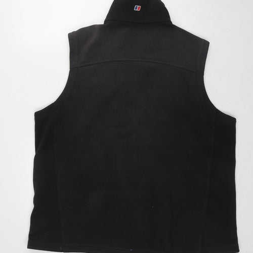 Berghaus Mens Black Gilet Jacket Size 2XL Zip