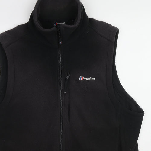 Berghaus Mens Black Gilet Jacket Size 2XL Zip