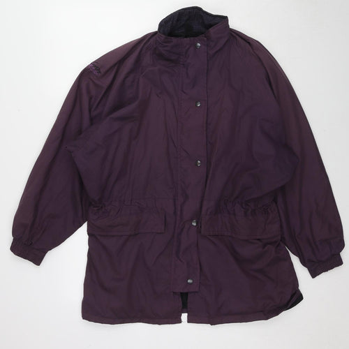 Cape Crest Womens Purple Jacket Size XL Zip