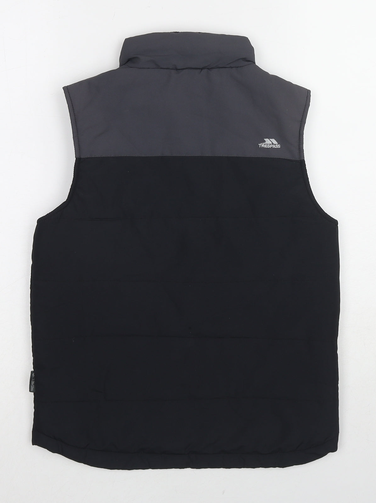 Trespass Boys Black Gilet Jacket Size 9-10 Years Zip