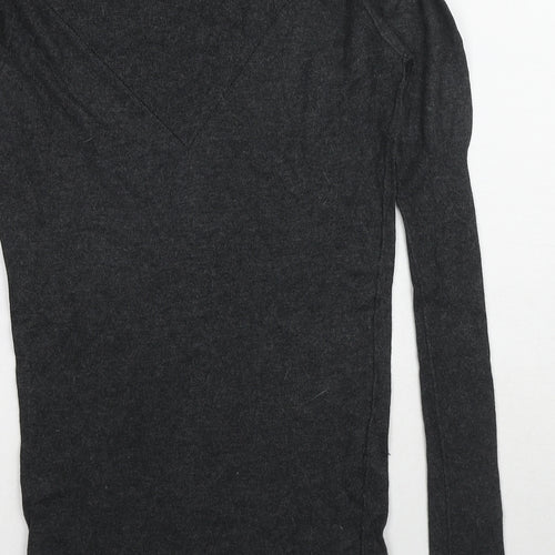 DAY Birger et Mikkelsen Womens Grey Roll Neck Viscose Pullover Jumper Size M