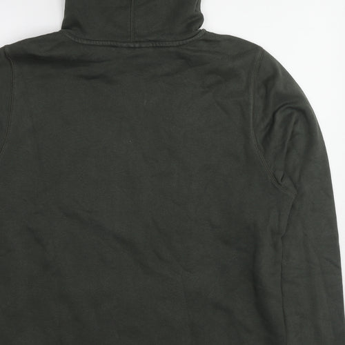 Under armour Mens Green Cotton Full Zip Hoodie Size L