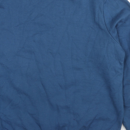Jacamo Mens Blue Cotton Pullover Sweatshirt Size M