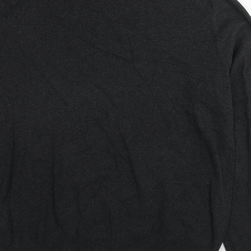 Polo Ralph Lauren Mens Grey Round Neck Cotton Pullover Jumper Size M Long Sleeve