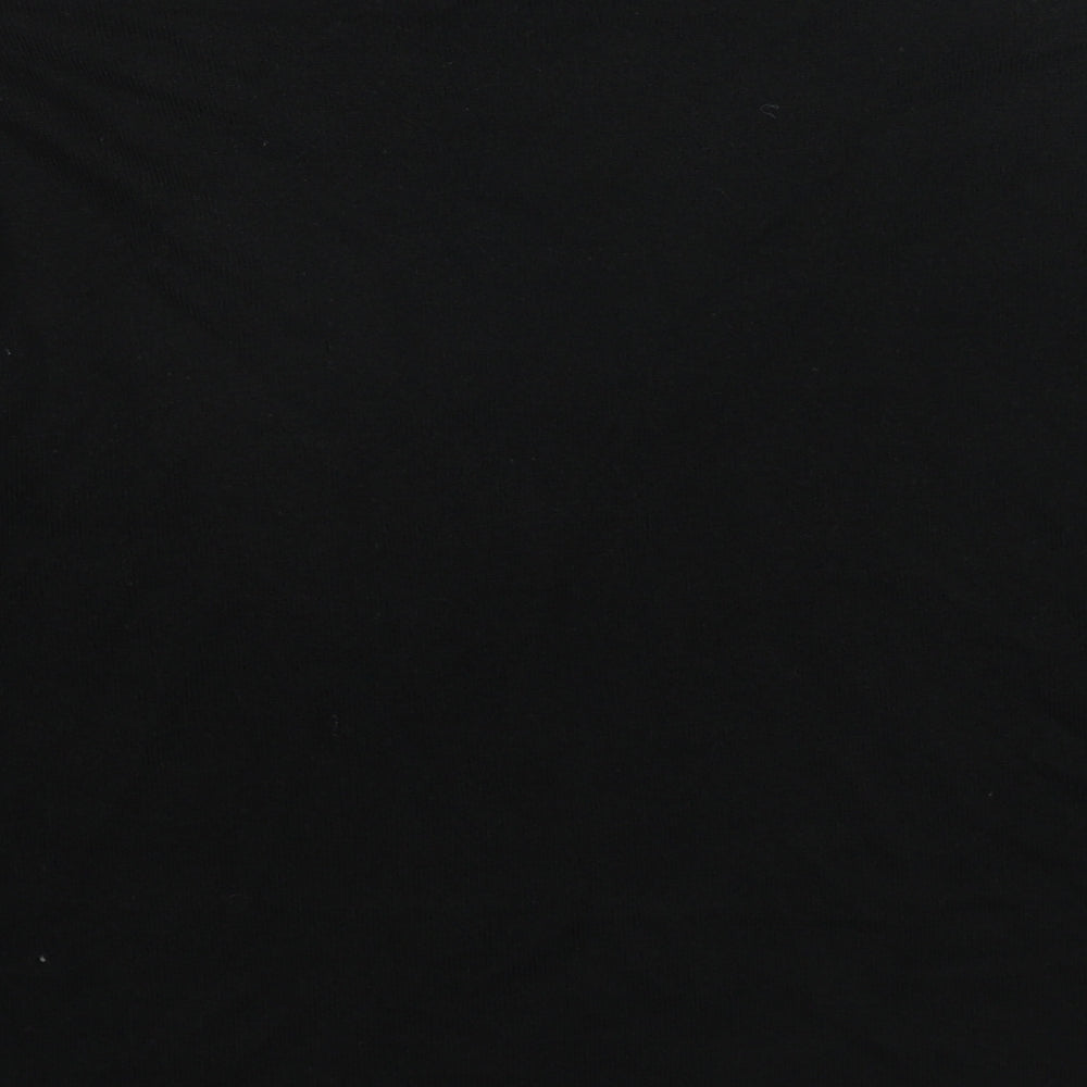 NEXT Womens Black Round Neck Acrylic Pullover Jumper Size S