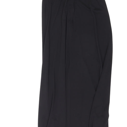 Berkertex Womens Black Polyester Maxi Size 10 V-Neck Pullover