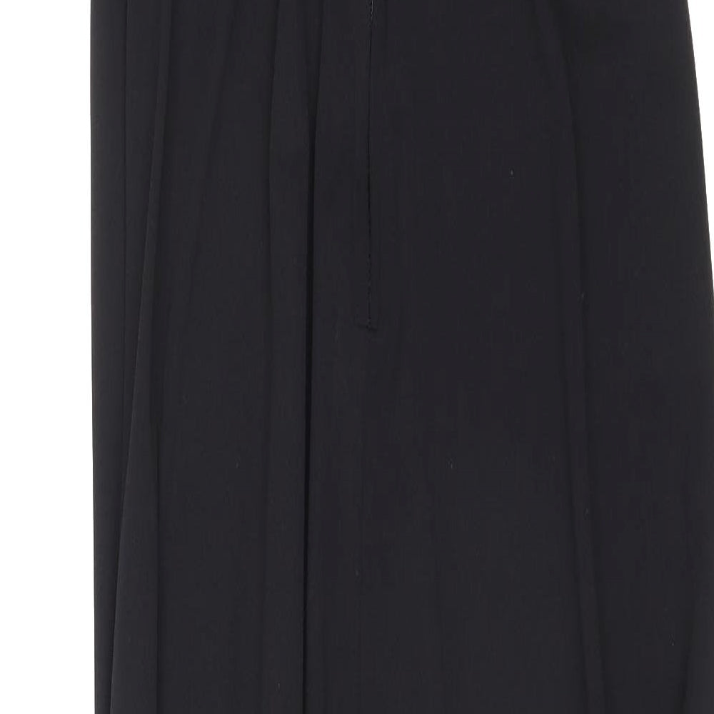 Berkertex Womens Black Polyester Maxi Size 10 V-Neck Pullover