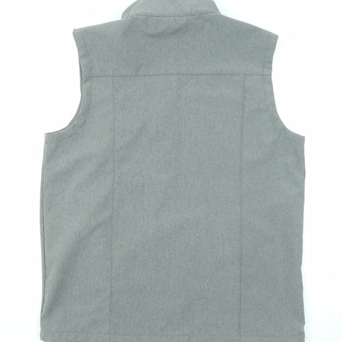 TOG24 Mens Grey Gilet Jacket Size L Zip