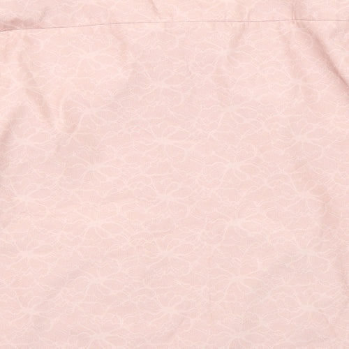 Bonmarché Womens Pink Geometric Jacket Size 10 Zip