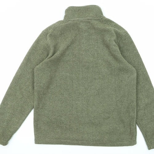 Regatta Mens Green Polyester Henley Sweatshirt Size L