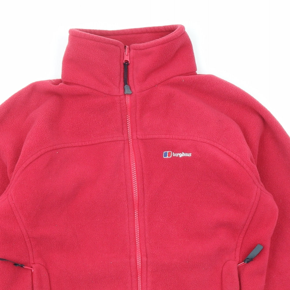 Berghaus Womens Pink Jacket Size 12 Zip