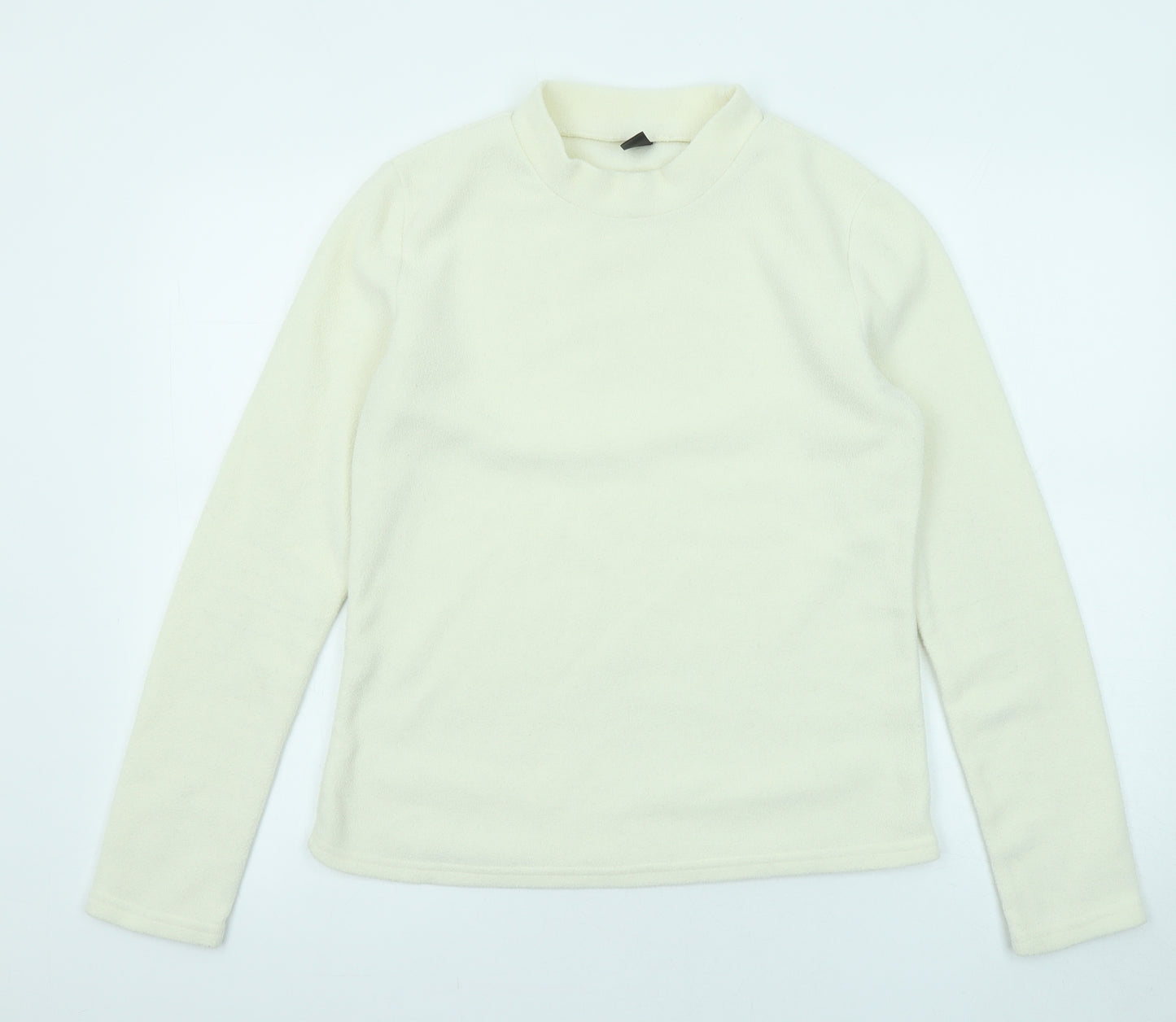 Dazy Womens Ivory Polyester Pullover Sweatshirt Size M Pullover