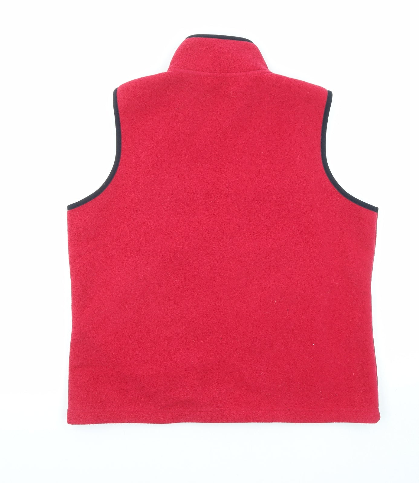 Maine New England Womens Red Gilet Jacket Size 16 Zip
