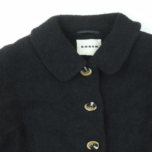 Boden Womens Black Jacket Size 18 Button
