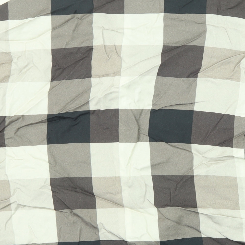 Monki Womens Multicoloured Geometric Jacket Blazer Size 2XL Button