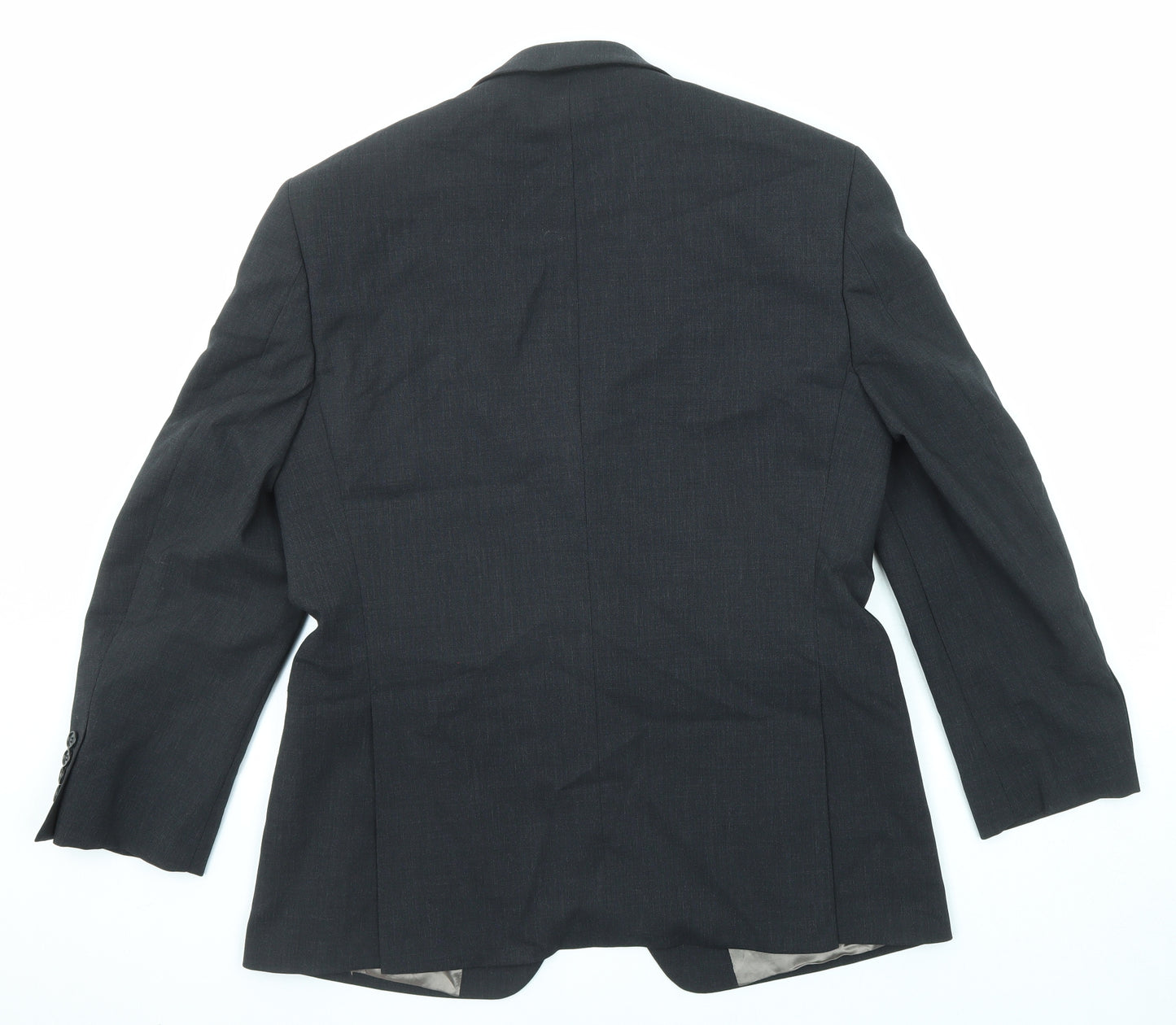 Marks and Spencer Mens Black Wool Jacket Suit Jacket Size 40 Regular
