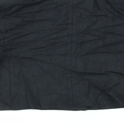 Marks and Spencer Womens Black Jacket Blazer Size 14 Button