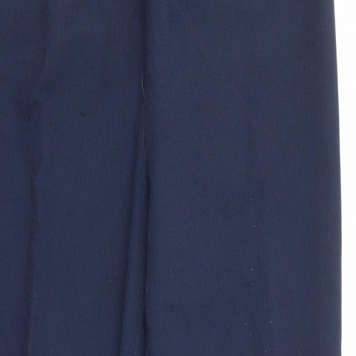 Bonmarché Womens Blue Polyester Dress Pants Trousers Size M L27 in Regular