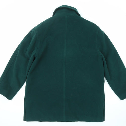 Viyella Womens Green Jacket Size 12 Button