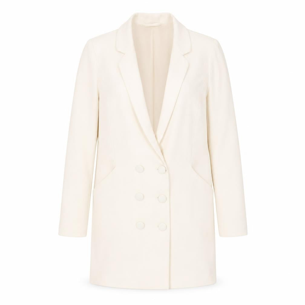 VILA Womens Pink Jacket Blazer Size M Button - Longline