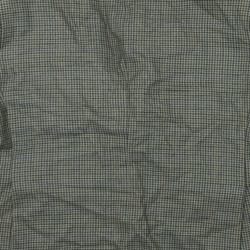 Marks and Spencer Mens Multicoloured Geometric Wool Jacket Suit Jacket Size 46 Regular