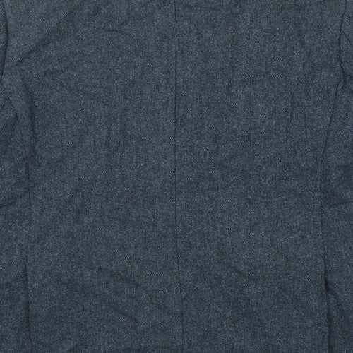 Marks and Spencer Mens Blue Wool Jacket Suit Jacket Size 42 Regular