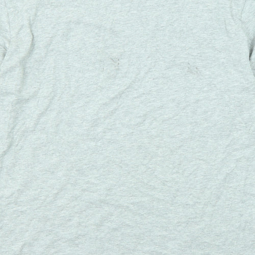 Gap Mens Grey Cotton T-Shirt Size M Crew Neck