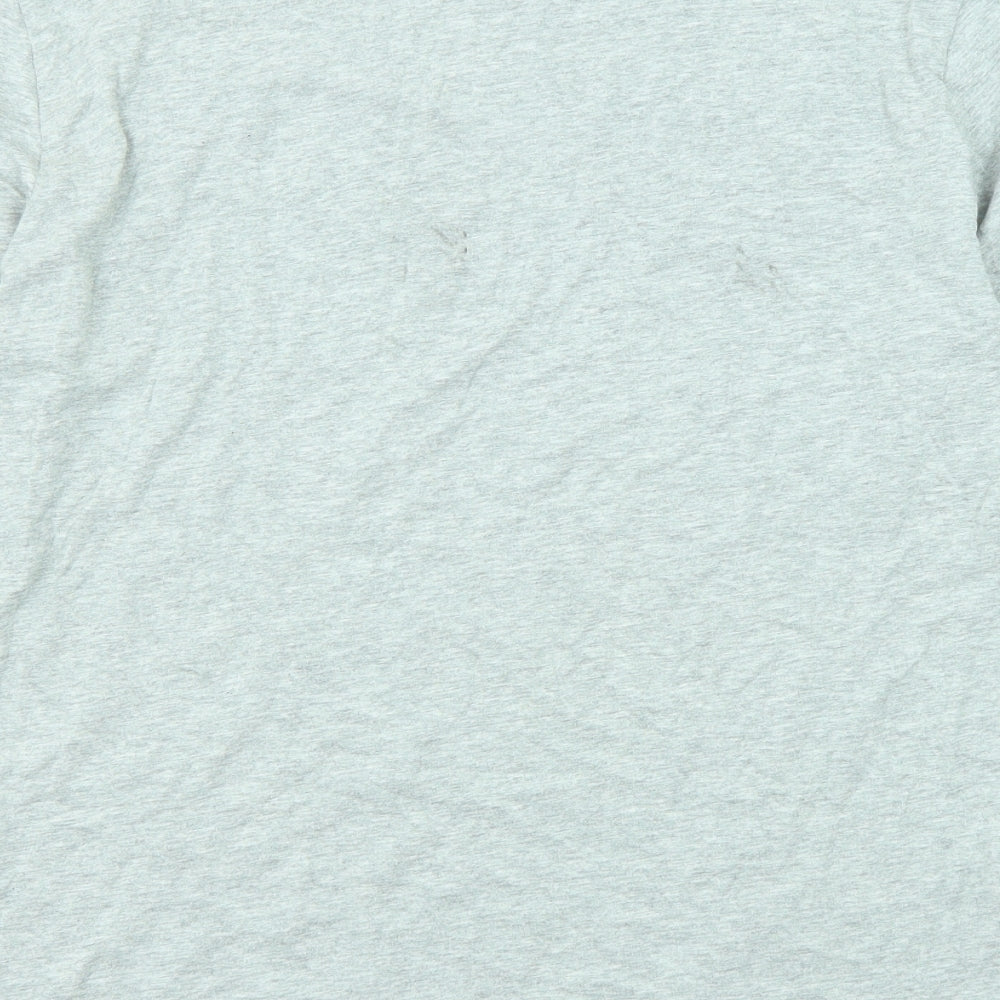 Gap Mens Grey Cotton T-Shirt Size M Crew Neck