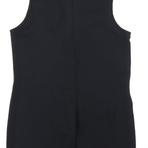 TAGG Womens Black Jacket Waistcoat Size 12 Button